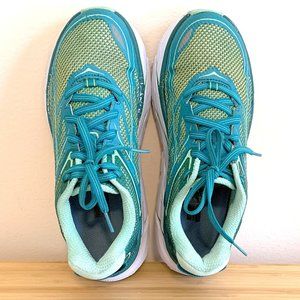 Women's Hoka One One Clifton 3 Green and Teal